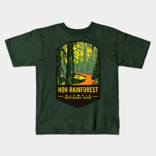 Hoh Rainforest Olympic National Park Kids T-Shirt